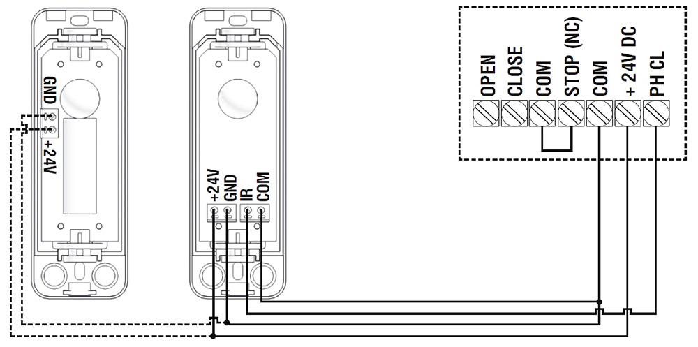 Схема подключения PHOTOCELL-PRO ДорХан