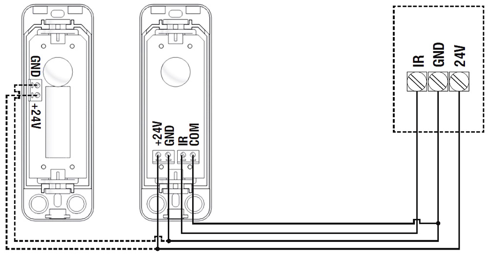 Схема подключения PHOTOCELL-PRO ДорХан